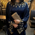 Closed Luxury Butterfly Abaya with Hijab
