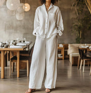 Top and Pants for lenen for women