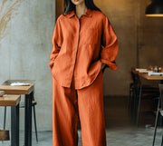 Top and Pants for lenen for women