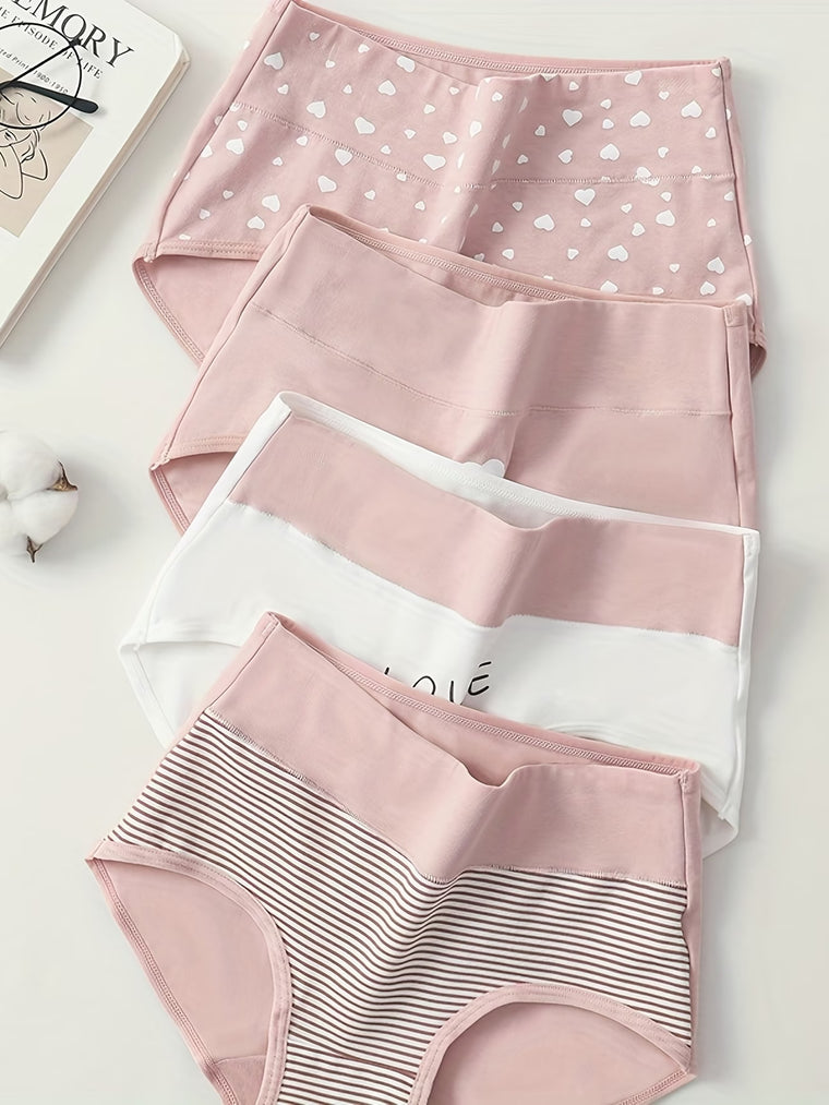 4 packs - High-Waist Ladies' Briefs