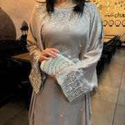 Closed Luxury Butterfly Abaya with Hijab