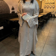 Closed Luxury Butterfly Abaya with Hijab