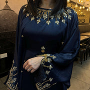 Closed Luxury Butterfly Abaya with Hijab