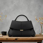 Women's genuine cowhide leather shoulder and crossbody handbag