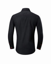 Mens Dress Shirts Regular Fit Long Sleeve Stretch right for Business Dress as well