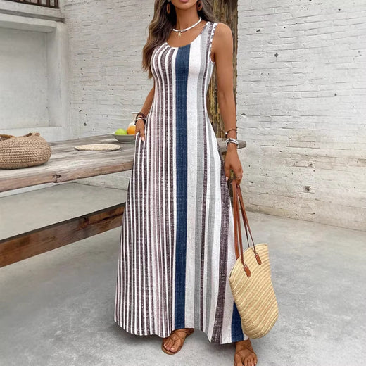 Western Style Printed Dress