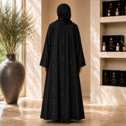 Eid Abaya & Hijab - Korean Nida Fabric |  عباية العيد الفاخرة بالقماش الكوري