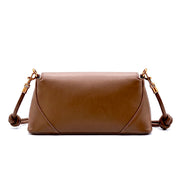 Genuine Leather Knotted Shoulder Bag | حقيبة كتف من الجلد الطبيعي بلمسة العقدة