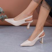 Closed Design, Comfortable Round Rubber Sole, Suitable for Work, Office, and Formal Occasions
