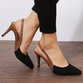 Women's Fashion Spring Summer Autumn New Comfortable Spliced Multi-Color Sexy Versatile Pointed Toe Stiletto Flat Shoes