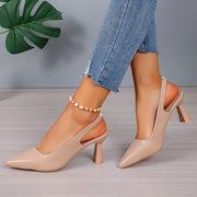 Closed Design, Comfortable Round Rubber Sole, Suitable for Work, Office, and Formal Occasions