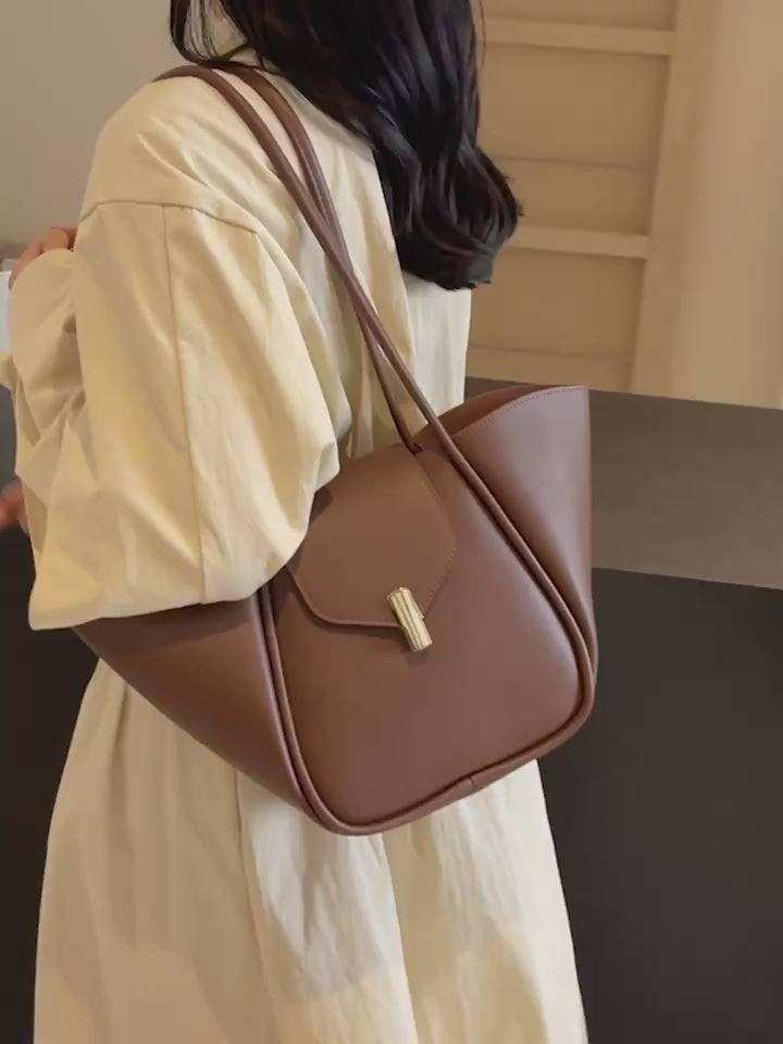 Stylish Large-Capacity Women'S Shoulder Bag, Perfect for Work And Commuting