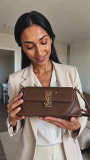 Genuine Leather Knotted Shoulder Bag | حقيبة كتف من الجلد الطبيعي بلمسة العقدة